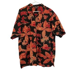 Southern California USC Trojans Hawaiian Tropical Shirt Mens XL Team Issued